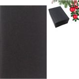 Roco Paper Co. İtalyan Premium Hediye Paketleme Kağıdı, Paket, Ambalaj Kağıdı, Kraft & Siyah, No 798, 70 x 200Cm