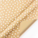 Roco Paper Co. Kraft Ambalaj Kağıdı Beyaz Puantiye 70*100 cm 10'lu Paket