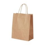 Roco Paper Co. Kraft Kağıt Çanta 18X24X9 cm (25'li Paket) Büküm Saplı - Renkli