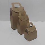 Roco Paper Co. Kraft Kınalık Çerezlik El Geçme Çanta No:3 - 10X15X6 cm 50 Adet - 10 x 15 x 6 cm