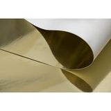 Roco Paper Co. Metalik Fon Kartonu 200 Gr. 50X70 cm - Altın