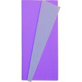 Roco Paper Co. Premium Alman Çift Taraflı Krapon, Çiçek Yapım KAĞIDI,90GR 25X125 cm %130 Esneme, Lila & Orkide