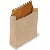 Roco Paper Co. Roco Paper Hediye Paketi 15*6*25,5 cm Kese Kağıdı Yapışkanlı Ağız Gümüş 25'li Paket