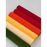 Roco Paper Co. Roco Paper Italyan Krapon Kağıdı Set Assorted – 180 gr - 25X125 cm 6'lı Paket - %260 Esneme Özelliği