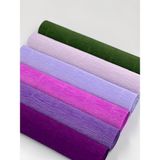 Roco Paper Co. Roco Paper Italyan Krapon Kağıdı Set Purple – 180 gr - 25X125 cm 6'lı Paket - %260 Esneme Özelliği