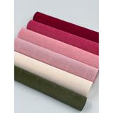 Roco Paper Co. Roco Paper Italyan Krapon Kağıdı Set Roses – 180 gr - 25X125 cm 6'lı Paket - %260 Esneme Özelliği