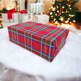 Roco Paper Co. Roco Paper Italyan Premium Yılbaşı Hediye Paketleme Ambalaj Kağıdı Rulo NO:095F 70*300 cm