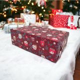Roco Paper Co. Roco Paper Italyan Premium Yılbaşı Hediye Paketleme Ambalaj Kağıdı Rulo NO:318E 70*300 cm
