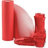 Roco Paper Co. Roco Paper Petek Dolgu Ambalaj Kağıdı 38 CM*100 M. Kırmızı