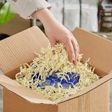 Roco Paper Co. Zigzag Kırpık Kağıt – Koyu Krem – 100GR Kutu Içi Süsleme – Kırpıntı Zigzag Z Kağıt