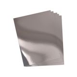 Roco Paper Metalik Aynalı 200 GR 50x70 CM Gümüş Fon Kartonu