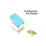 roco paper Posta Pulu Şekilli Delgeç, Gofre Kabartma, Hobi El İşleri Kağıt ve Eva Kesici, 23,9 x 28,7 mm