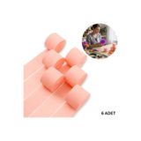 roco paper Somon Şerit Krapon Kağıdı Rulosu, Çiçek Yapım, Parti, El İşi Süsleme Kağıdı, 6 Adet, 4.5Cm x 22Metr