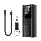 Rocoren 150PSI 4000mAh Şarjlı Taşınabilir Hava Pompası Araç Lastik, Bisiklet, Top Şişirme (Powerbank+Led Lamba+Lcd Ekran)