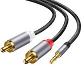 Rocoren 3.5mm AUX Jack to RCA Hi-Fi Ses Kablosu 1 Metre