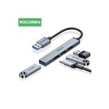 Rocoren USB-A 3.0 5Gbps 4 Portlu USB Çoklayıcı Hub