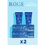 Rocs 2x94 gr Aktif Kalsiyum Beyazlatıcı Diş Macunu
