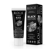 Rocs 74 g Black Edıtıon Kömür Özleri ile Beyazlatıcı Diş Macunu