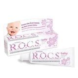 Rocs Ihlamur Özlü 0-3 Yaş Floridsiz 35 ml Bebek Diş Macunu