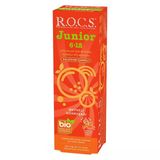 Rocs Junior 6-12 Yaş Meyveli Gökkuşağı Tadında Florürsüz Çocuk Diş Macunu 60 Ml