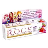 Rocs Kids 4 7 Yaş Ahududu Çilek Aromalı 45 Gr Diş Macunu
