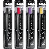 Rocs Sensation Whitening Black Edition 4 Adet Diş Fırçası