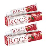Rocs Teens Yaban Çileği 2x60 ml Diş Macunu