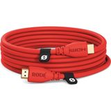 Rode HDMI Kablo 3mt: Kırmızı | Premium HDMI Kablo (3 metre)