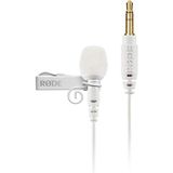 RODE Lavalier GO, Wireless GO Serisi ile Uyumlu Profesyonel Lavalier Mikrofon, 3.5 mm Jak, 4.5 mm Kapsül, 44 dB Ses, Pop Filtre, Beyaz