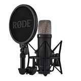 Rode, Nt1 5Th Generation, Siyah, Mikrofon | Şok Dağı Ve Pop Filtresi Dahil, Profesyonel Ses, Xlr Ve Usb Çıkışları, Müzik Prodüksiyonu, Vokal Kaydı, Podcasting