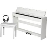 Rodeo RP400 Wh Beyaz 88 Tuşlu Hammer Action Dijital Piyano ( Tabure & Kulaklık Hediyeli ) - Tek Ebat