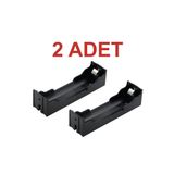 Rodevino 2 Adet 18650 Pil Yuvası Pcb Tip Tekli 3.7 v Li‑ıon Battery Holder