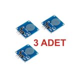 Rodevino 3 Adet Ttp223b Kapasitif Dokunmatik Sensör Modül Kartı– Touch Sensor Arduino