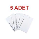 Rodevino 5 Adet Kalın Tip 125khz Rfıd Rfid Manyetik Kart Proximity Göstergeç