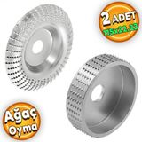Rodex Ahşap Taşlama Törpüleme Oyma Eğe Diski Ahşap Kesici 115 Mm Oval Çukurlu ( 2 Adet)