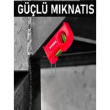 Rodex Cep Tipi Mini Su Terazisi Kırmızı Mıknatıslı Su Terazisi