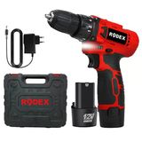 Rodex Rdx3322 Akülü Şarjlı Vidalama Matkap 28Nm 12V 1,5Ah Vitrin