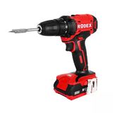 Rodex Rdx3365 Akülü Vidalama Matkap 16.8V 2Ah Çift Akü 30Nm 10Mm Otomatik Mandren Çantal