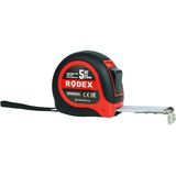 Rodex Şerit Metre 5 Metre 25 mm Darbeye Dayanıklı Kilitli