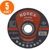 Rodex Spiral Taşlama Inox Metal Kesici Taş Diski 115 x 1.2 mm 5 Adet