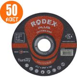 Rodex Spiral Taşlama Inox Metal Kesici Taş Diski 115 x 1.2 mm 50 Adet