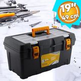 Rodex Taşınabilir Kulplu Bölmeli Takım Çantası Alet Çanta 49 cm Plastik Açma Kapatmalı 19'' Inç Organizer