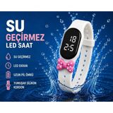 Rodium Çocuk Kol Saati Dokunmatik LED Su Geçirmez Beyaz Fiyonk (Akıllı Saat Değildir)