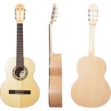 Rodriguez RC512MN Klasik Gitar - 1/2 (Çocuk - Gül Seri) | Gül Ağacı (Rosewood) Klavye ve Köprü, Ladin Kapak, Küçük Eller Için Ergonomik Sap Yapısı | Uyum: 1/2 Boy (7-9 Yaş)