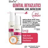 Roen Genital Bölge Beyazlatıcı Krem, Kojik Asit & Niacinamide İçerikli İntim Beyazlatıcı Krem (100Mlx2 )