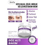 Roen Göz Altı Bakım Kremi Kafein %5 Hyaluronic Acid %0,2 Koyu Halka, Şişlik ve Bakım Kremi 50ml