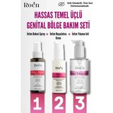 Roen Temel 3'lü Genital Bakım Seti Intim Sprey - Intim Krem - Yıkama Jeli