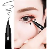 Roesia Rose Çift Taraflı Kalp ve Yıldız Desenli Kalem Eyeliner 2 Adet - 12