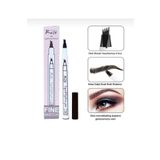 Roesıa Rose Cosmetics Microblading Etkili Ucu Tırtıklı Kalıcı Kaş Kalemi Kahverengi