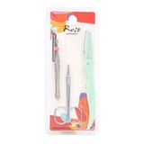 Roesıa Rose Cosmetics Rose 3'lü Makas, Cımbız, Ustura Seti